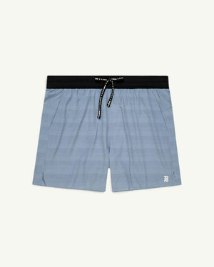 Bandit Men's CoolGrid 5" Run Shorts, Steel Horizon | Amateur