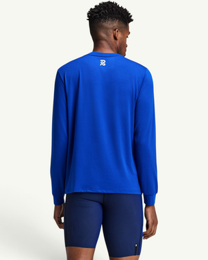 Bandit Men's Micromesh Long Sleeve, Bauhaus Blue | Amateur