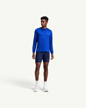 Bandit Men's Micromesh Long Sleeve, Bauhaus Blue | Amateur