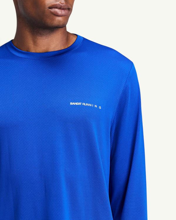 Bandit Men's Micromesh Long Sleeve, Bauhaus Blue | Amateur