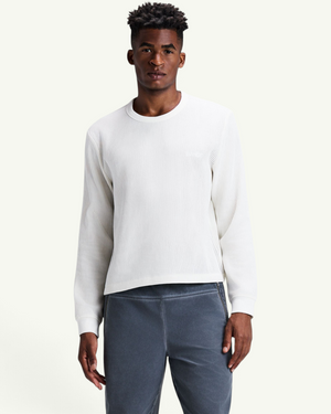 Bandit Men's Polartec Waffle Long Sleeve, Stone White | Amateur