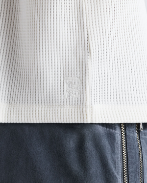 Bandit Men's Polartec Waffle Long Sleeve, Stone White | Amateur
