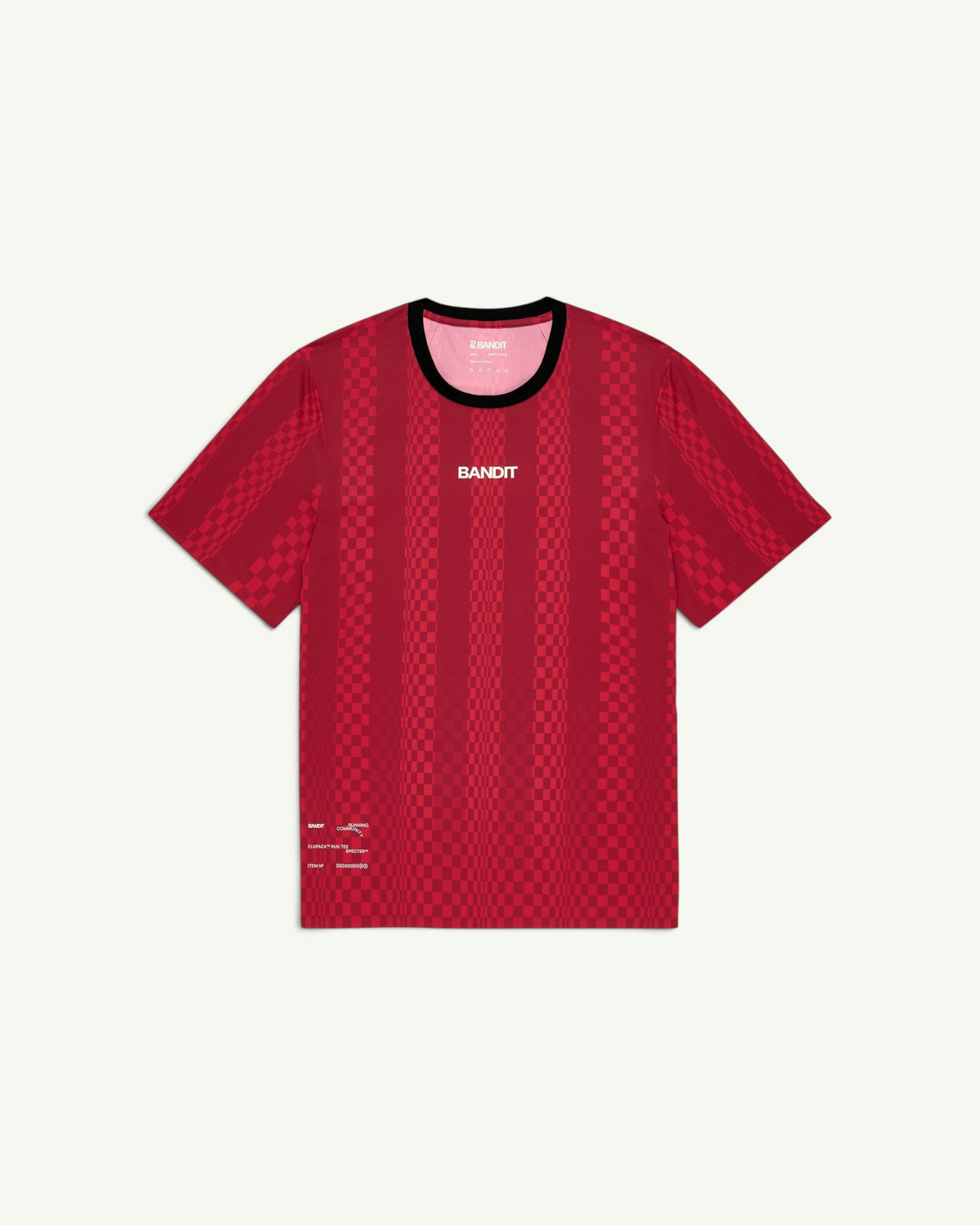 Bandit Men's Specter Performance Run Tee with Flopack, Oxide Red | Amateur