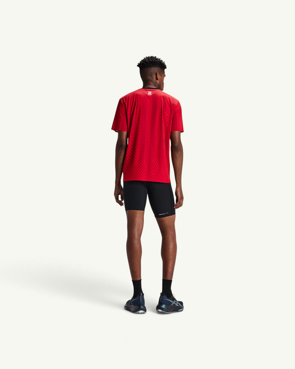 Bandit Men's Specter Performance Run Tee with Flopack, Oxide Red | Amateur