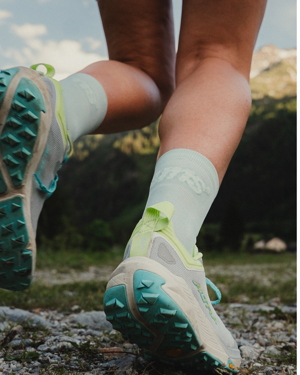 SUMS Quarter Crew Sock Mint