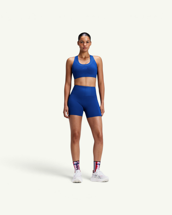 Bandit Women's Vanisher Threshold Run Bra, Bauhaus Blue | Amateur