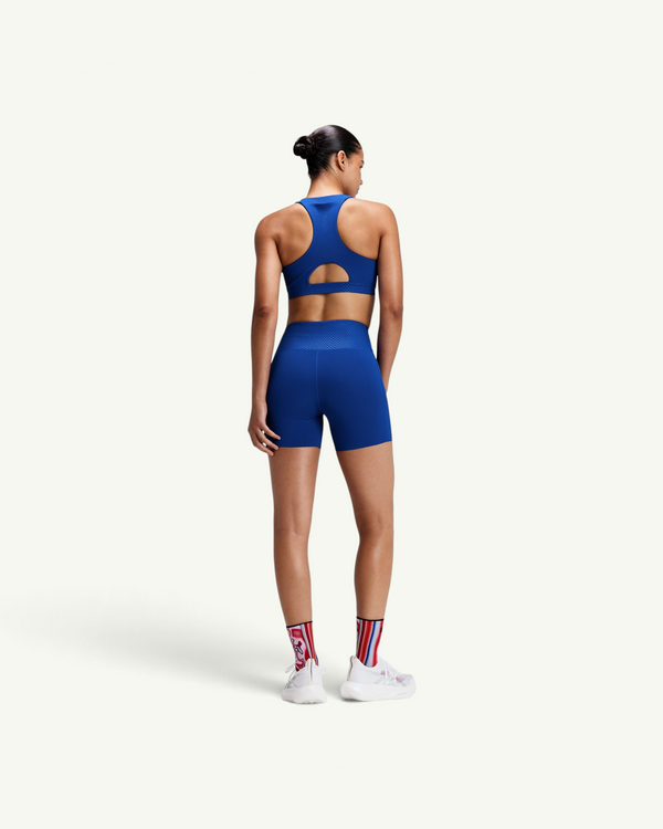 Bandit Women's Vanisher Threshold Run Bra, Bauhaus Blue | Amateur